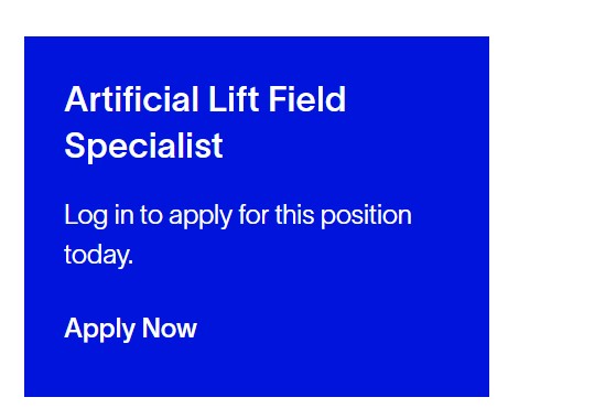 Artificial Lift Field Specialist @Slb