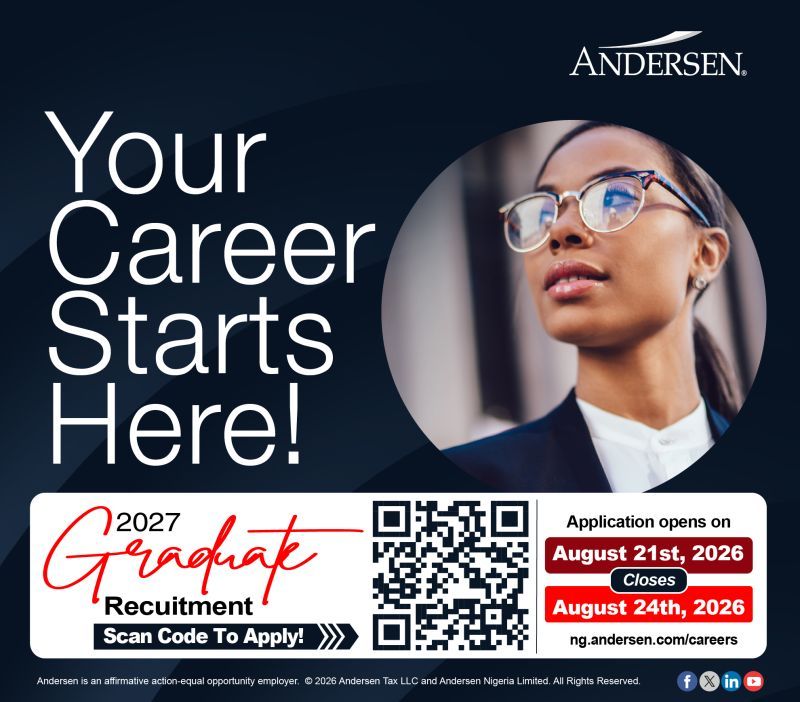 2027 Anderson Nigeria Graduate Recruitment Programme