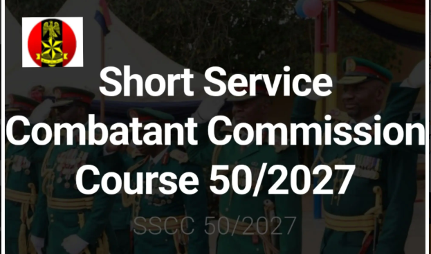 Application Opens for Nigerian Army Short Service Combatant Commission 2026